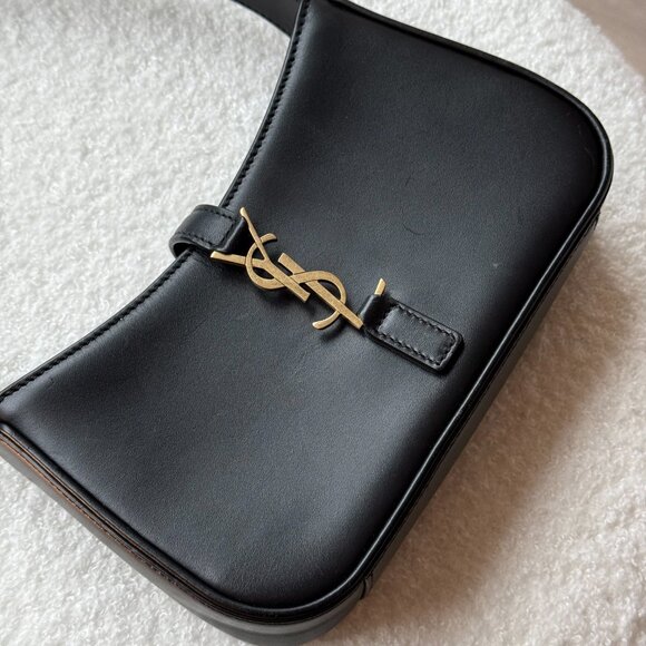 SAINT LAURENT le 5 à 7 mini in smooth leather - Picture 2 of 11